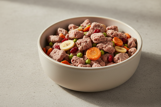 Freeze dried dog food meal no branding