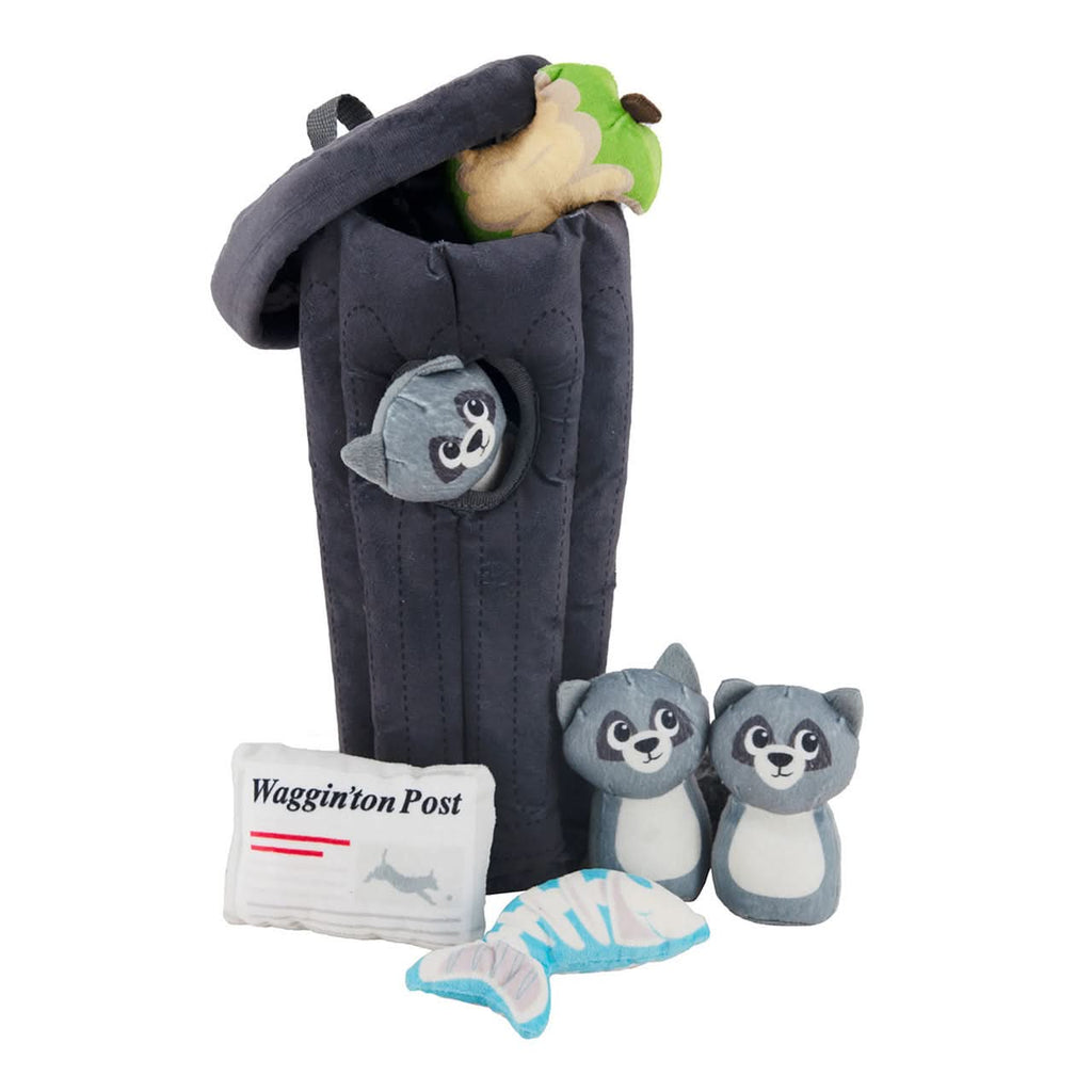 Outward Hound Hide A Raccoon Plush Puzzle Dog Toy