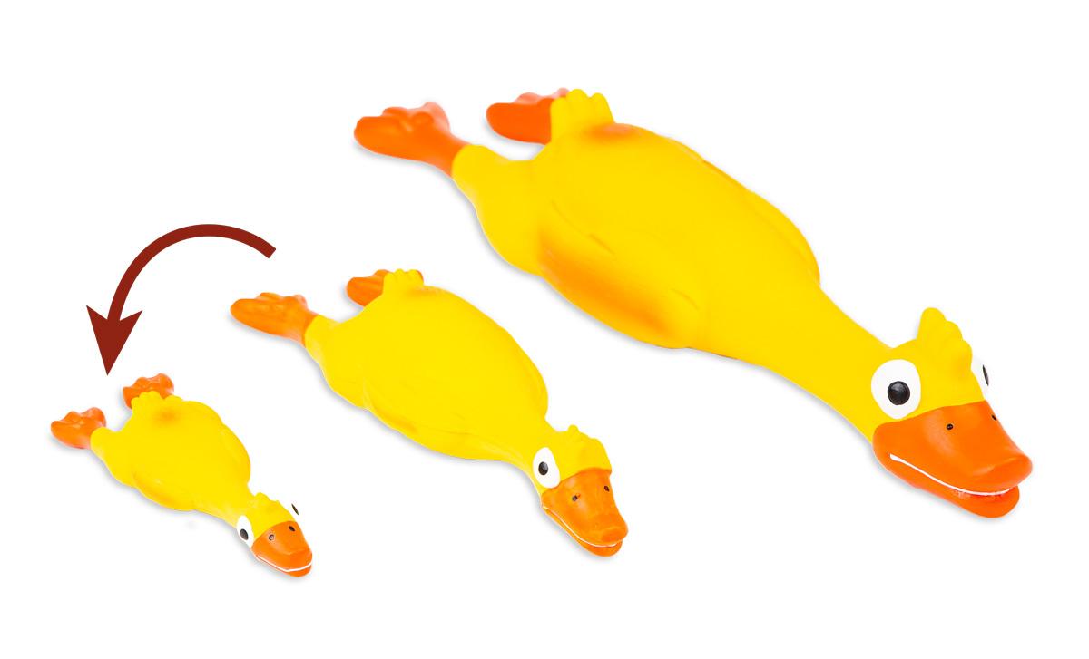 Bud'Z - Latex Duck Squeaker Yellow
