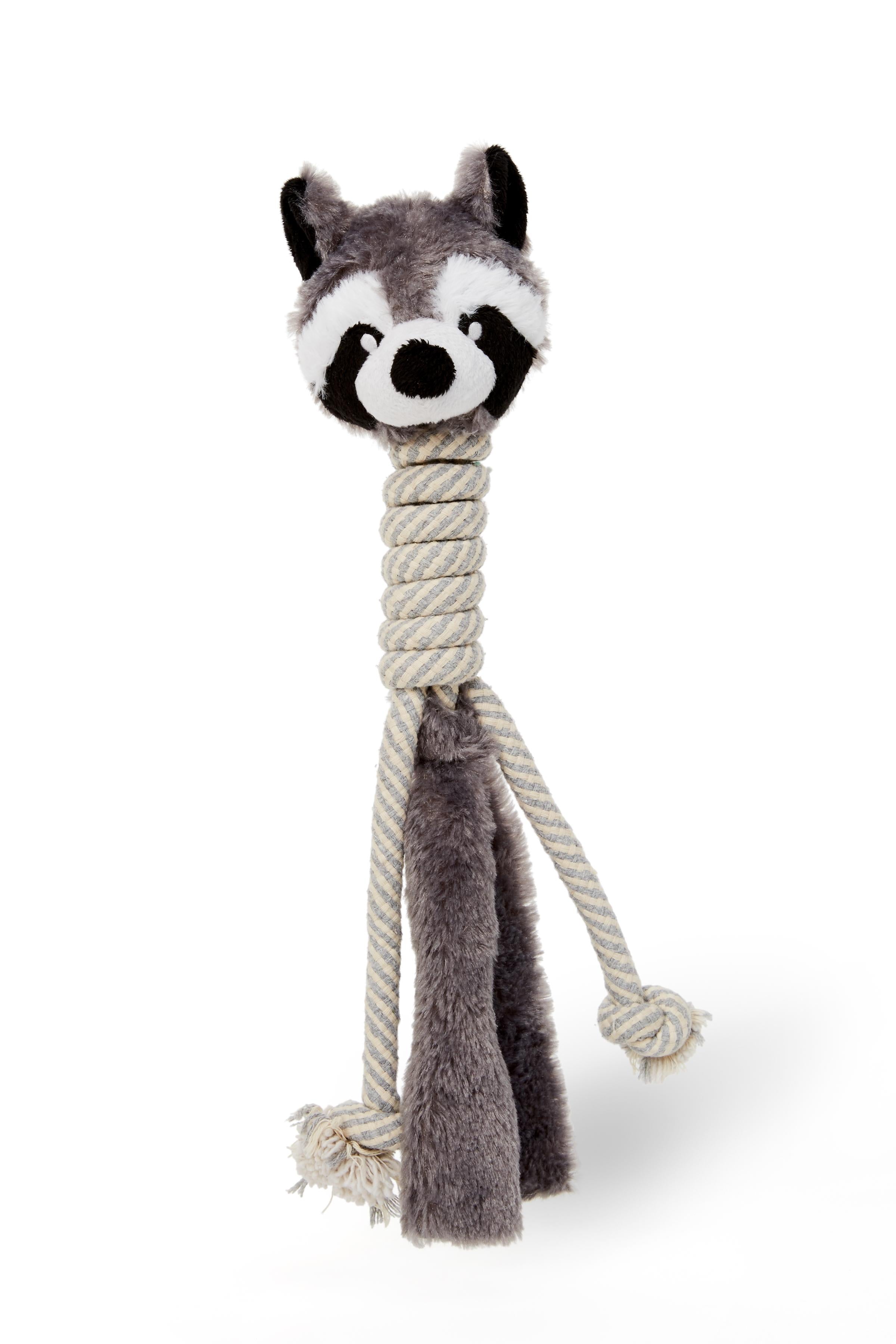 Bud'Z - Racoon Plush With Cotton Long Neck Dog