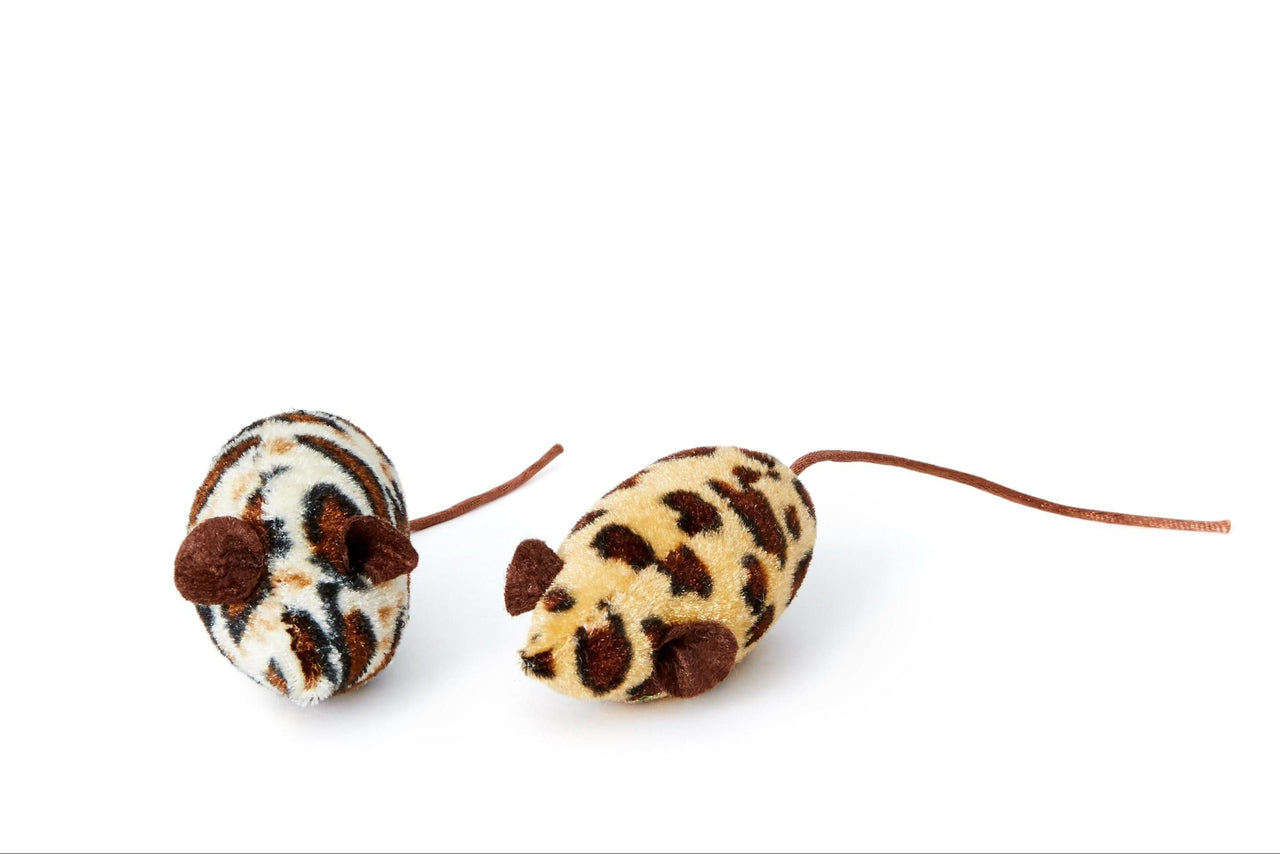 Bud'Z - White Beige Mouse Toy Bulk Cat