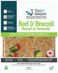 Tom&Sawyer Beef & Broccoli Gently - Cooked Frozen Meals for Dogs
