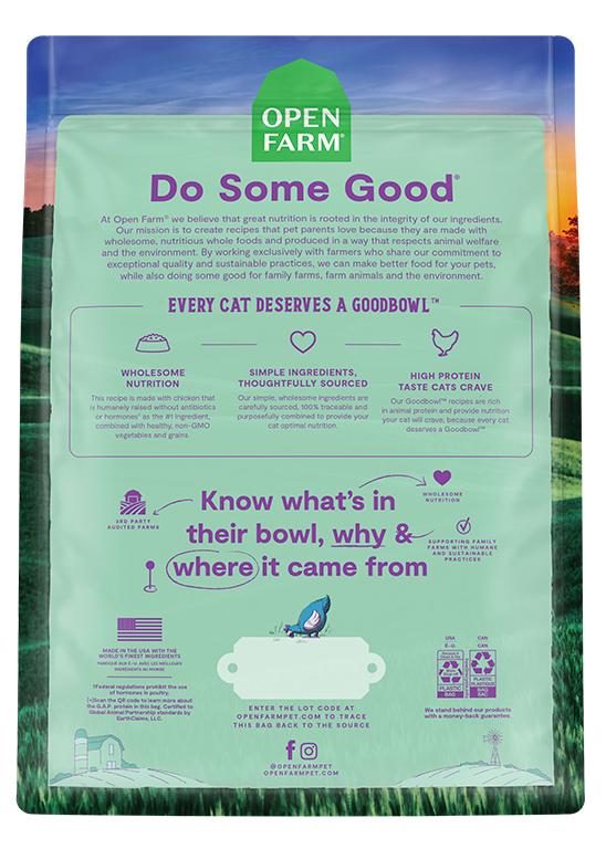 Open Farm - Goodbowl Harvest Chicken & Brown Rice Recipe Dry Cat Food