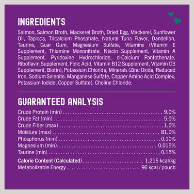 Stella & Chewy's Carnivore Cravings Morsels'N'Gravy Grain Free Wild-Caught Salmon & Mackerel Recipe in Savory Gravy Wet Cat Food