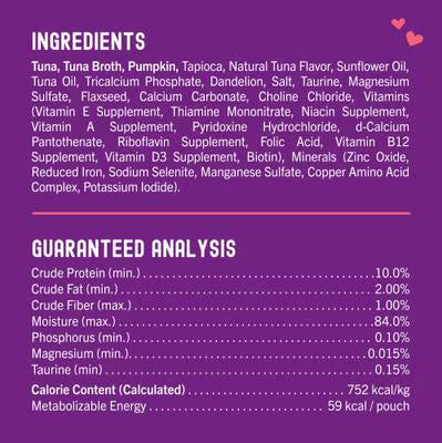 Stella & Chewy's Carnivore Cravings Savory Shreds Grain Free Wild-Caught Tuna & Pumpkin Recipe in Tasty Broth Wet Cat Food