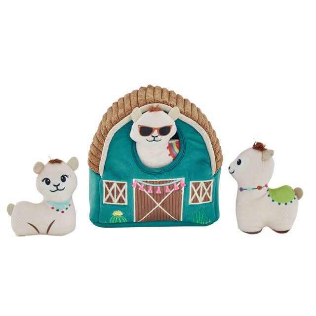 Outward Hound Hide A Llama Plush Puzzle Dog Toy