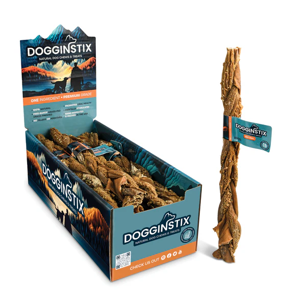 Dogginstix - Braided Beef Tripe 12