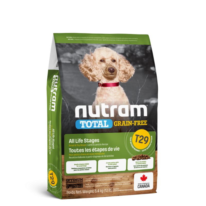 Nutram - Dog Total GF SB Lamb & Lentl (T29)