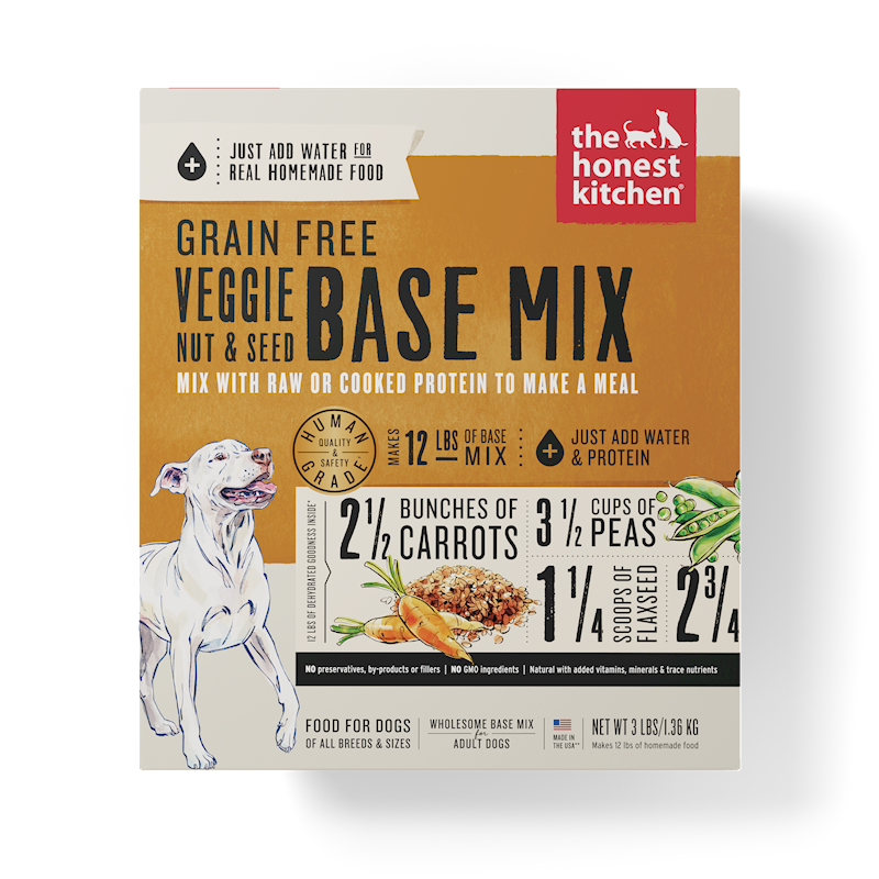 The Honest Kitchen Dog Gf Base Mix Fruit Veggie Nut Seed Box