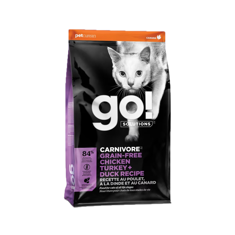 Petcurean Go! - Cat Carnivore Chicken, Turkey, Duck