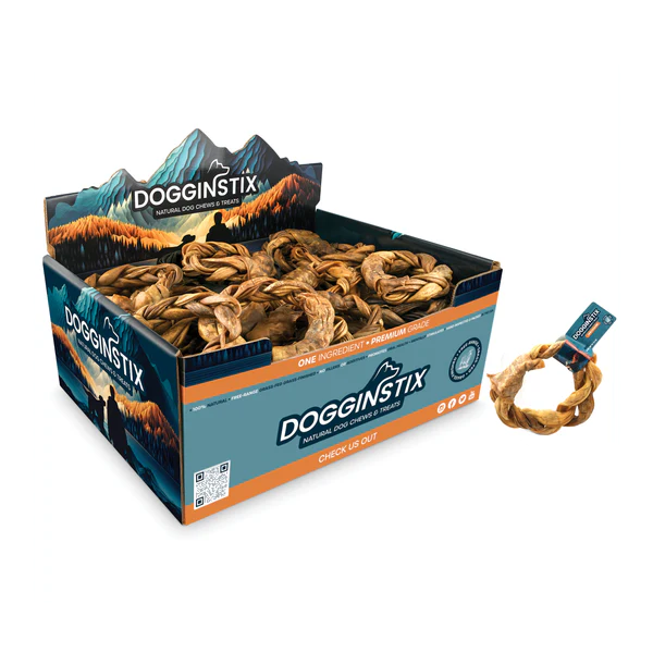 Dogginstix - Braided Lamb Collagen Ring
