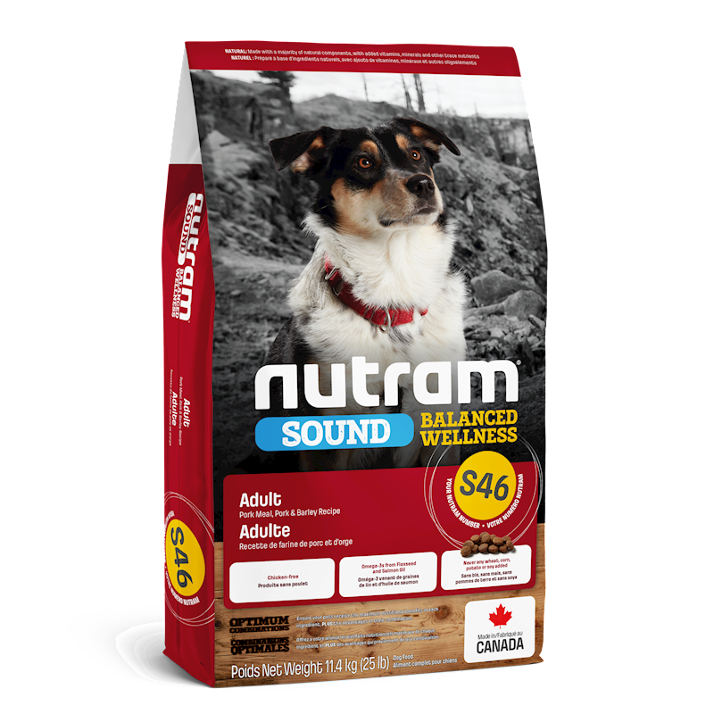 Nutram - Dog Sound Balanced Wellness Pork (S46)