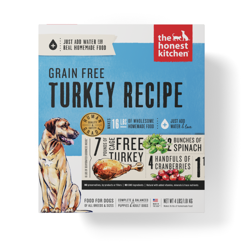 The Honest Kitchen Dog Grain Free Turkey Box