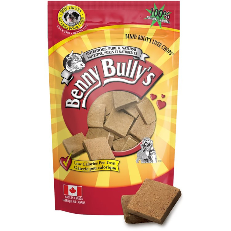 Benny Bully - Dog Liver Chops Bulk