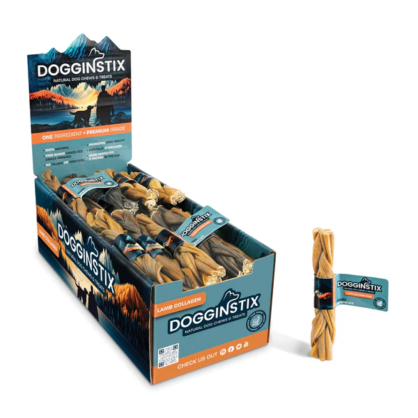 Dogginstix - Braided Lamb Collagen 6