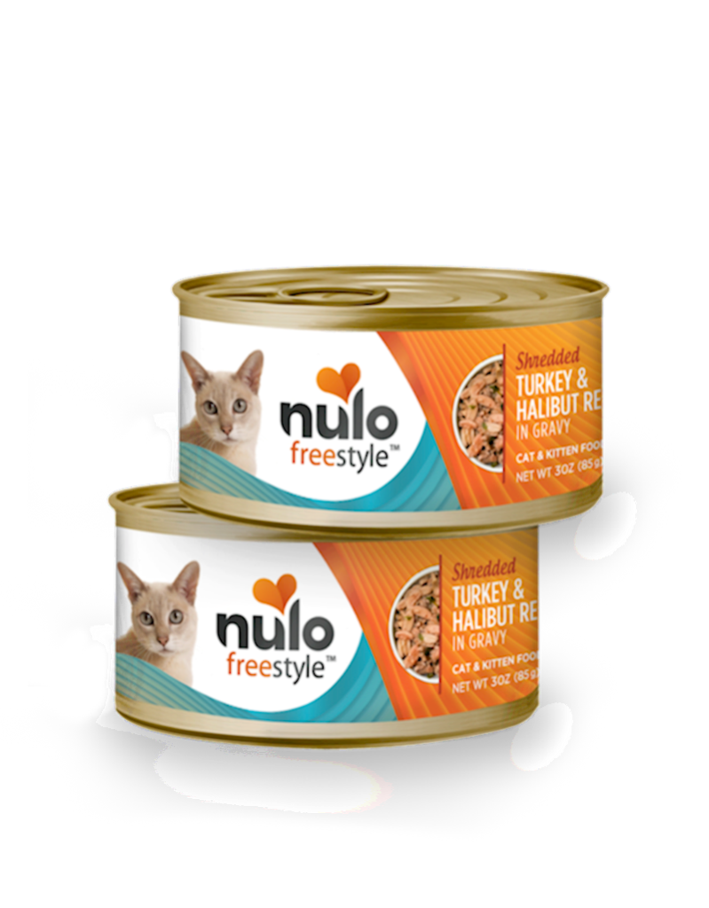 Nulo - Freestyle - Cat Shredded Turkey & Halibut in Gravy
