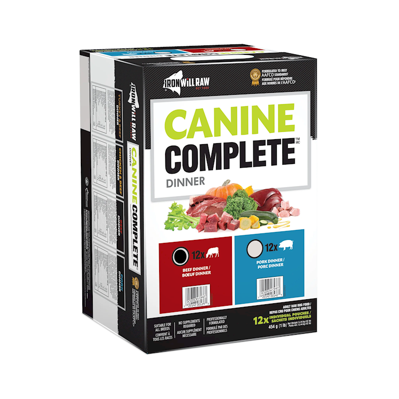 Iron Will Raw Dog Complete Beef Dinner 12/