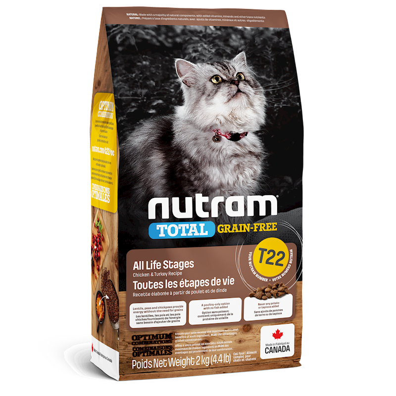Nutram - Cat Total Grain Free Chicken Turkey T22