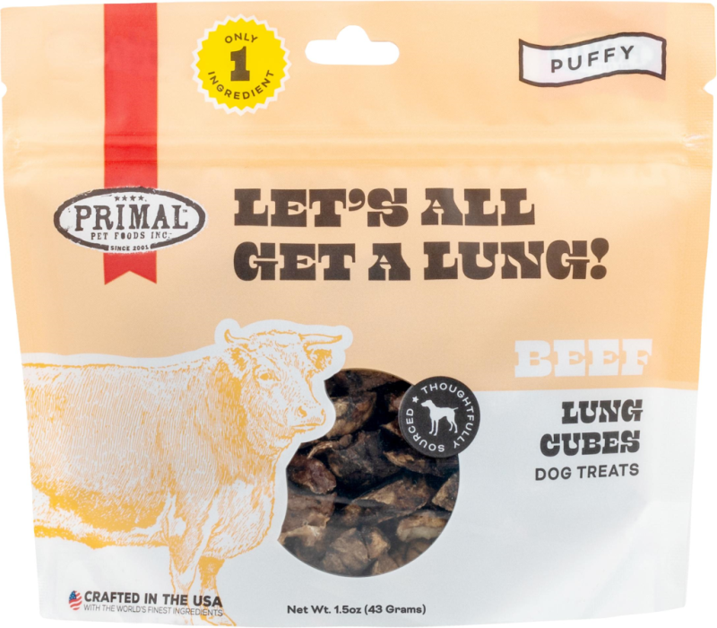 Primal - Dog Treats Let All Get A Lung Beef
