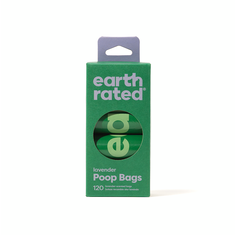 Earth Rated - Poop Bags 120 Bags - Lavender Scented