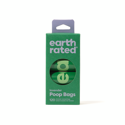 Earth Rated - Poop Bags 120 Bags - Lavender Scented