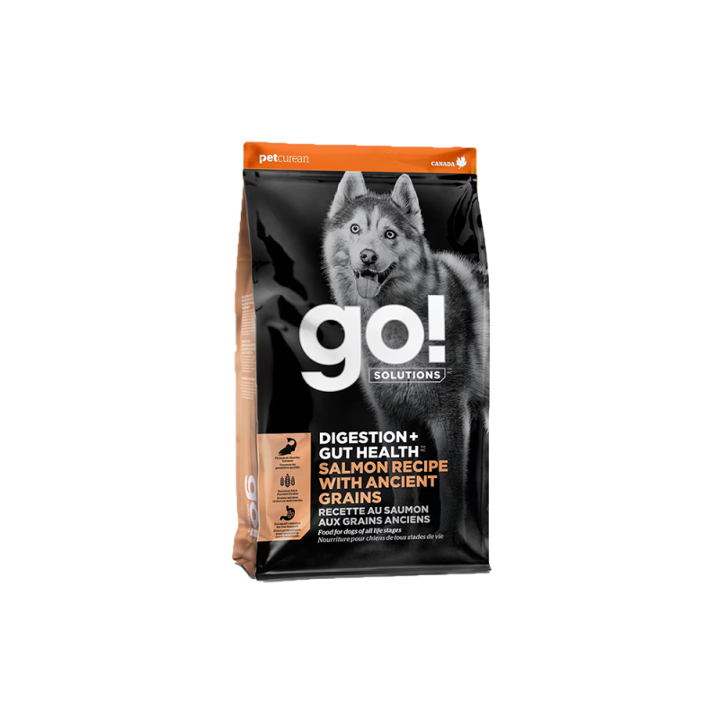 Petcurean - Go! - Dog Digestion + Gut Health Salmon with Ancient Grains