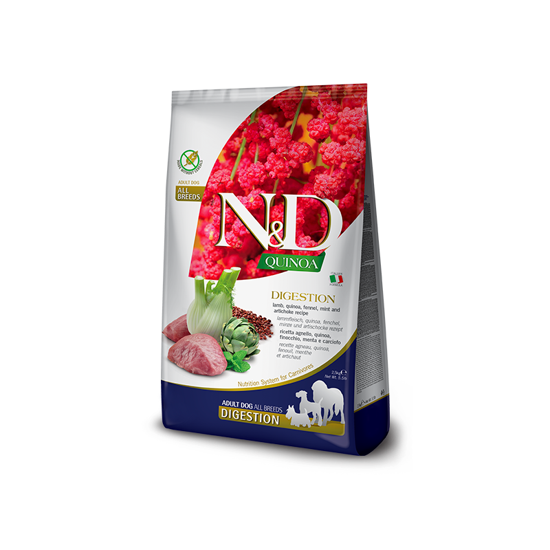 Farmina - Dog N&D Quinoa Digestion Lamb Functional .I.D.