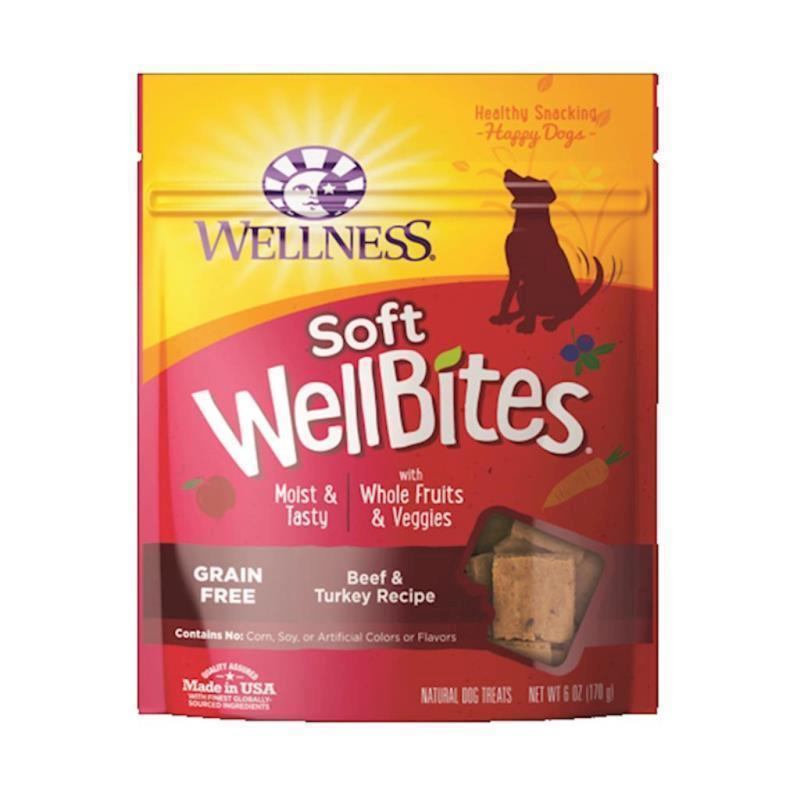 WellPet - Wellness - Dog Wellbites Beef & Turkey Soft Treats