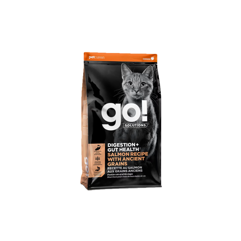 Petcurean - Go! - Cat Digestion + Gut Health Salmon with Ancient Grains