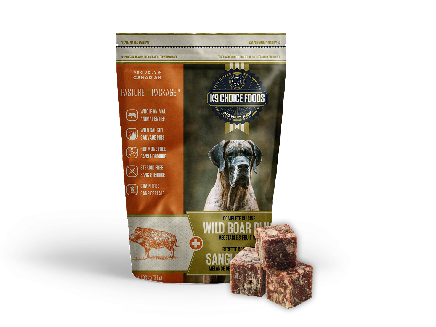 K9 Choice Foods - Wild Boar Plus Li Guys