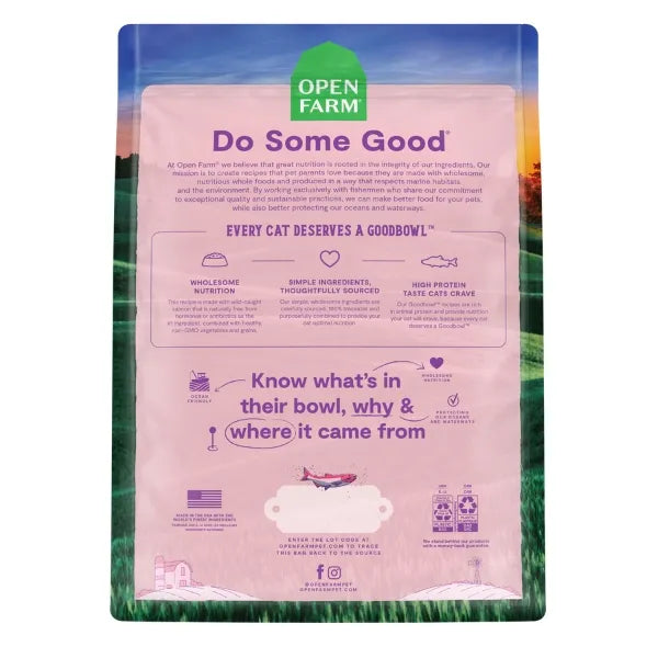 Open Farm - Goodbowl Wild-Caught Salmon & Brown Rice Recipe Dry Cat Food