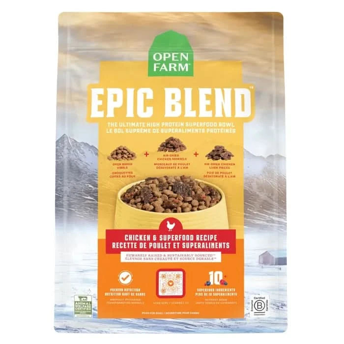 Open Farm - Epic Blend Chicken & Superfood Recipe Dry Dog Food