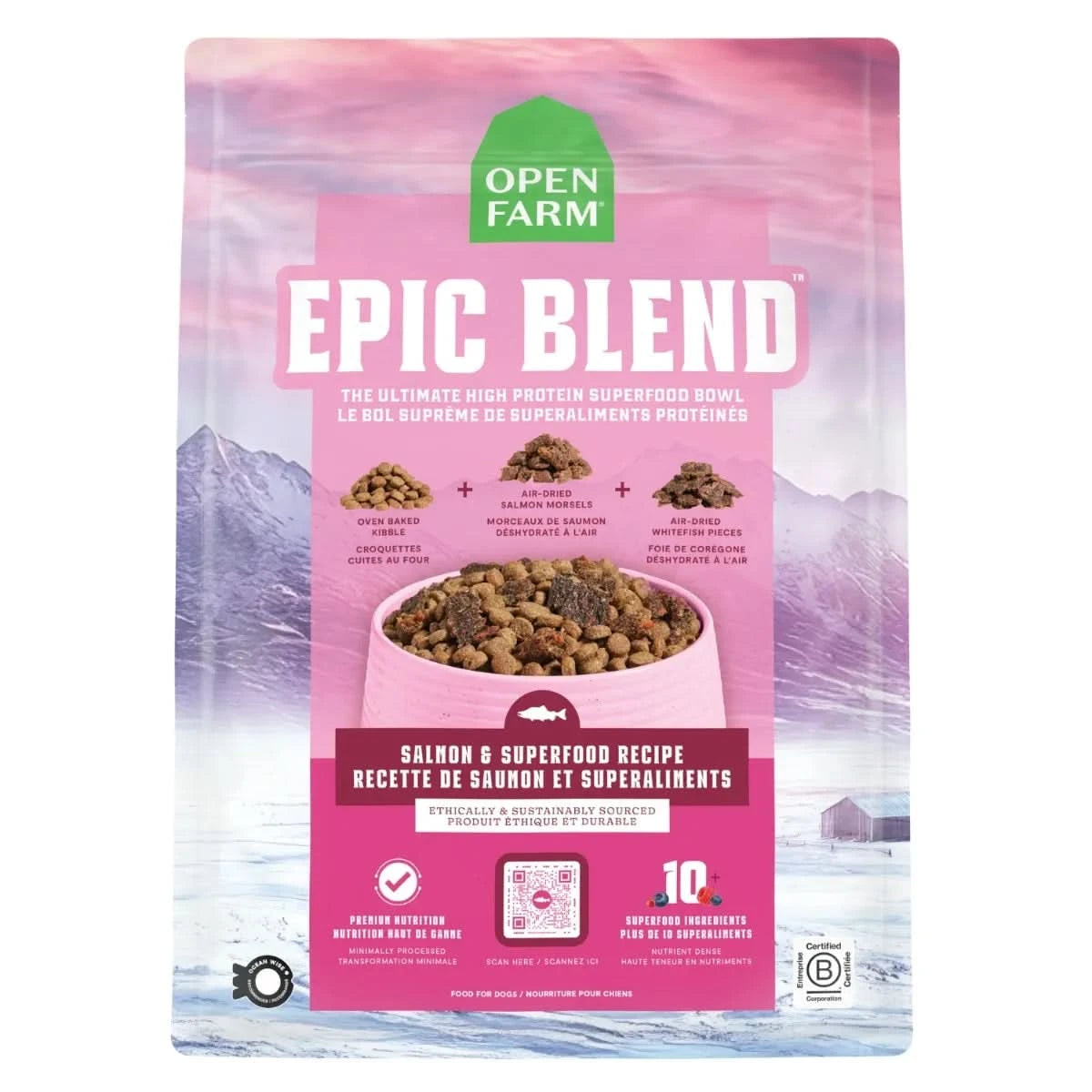 Open Farm - Epic Blend Salmon & Superfood Recipe Dry Dog Food