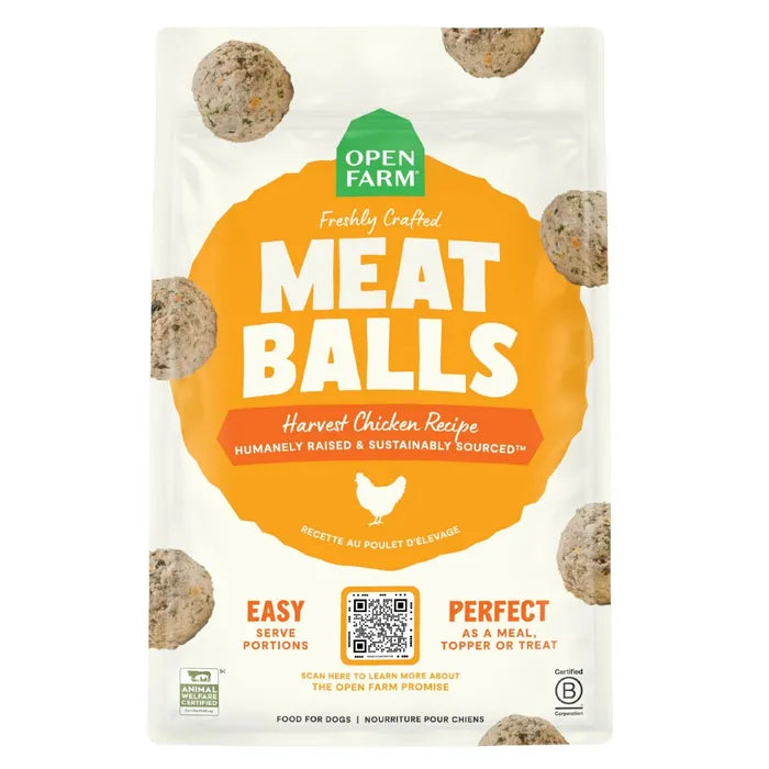 Open Farm - Freshly Crafted Meatballs Harvest Chicken Recipe