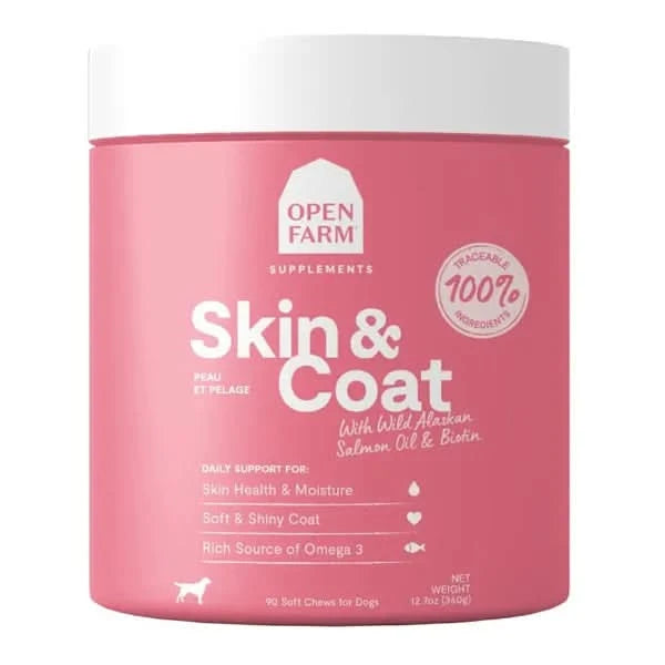 Open Farm - Skin & Coat Chews Supplement for Dogs