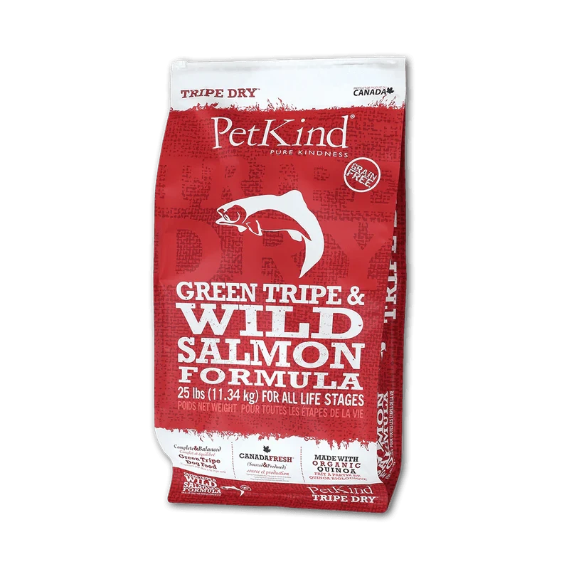 PetKind Tripe - Dry Green Tripe & Wild Salmon Dry Dog Food