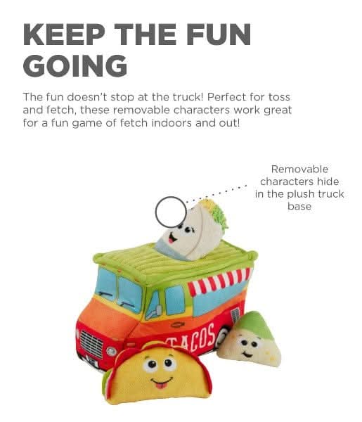 Outward Hound Hide A Taco Plush Puzzle Dog Toy