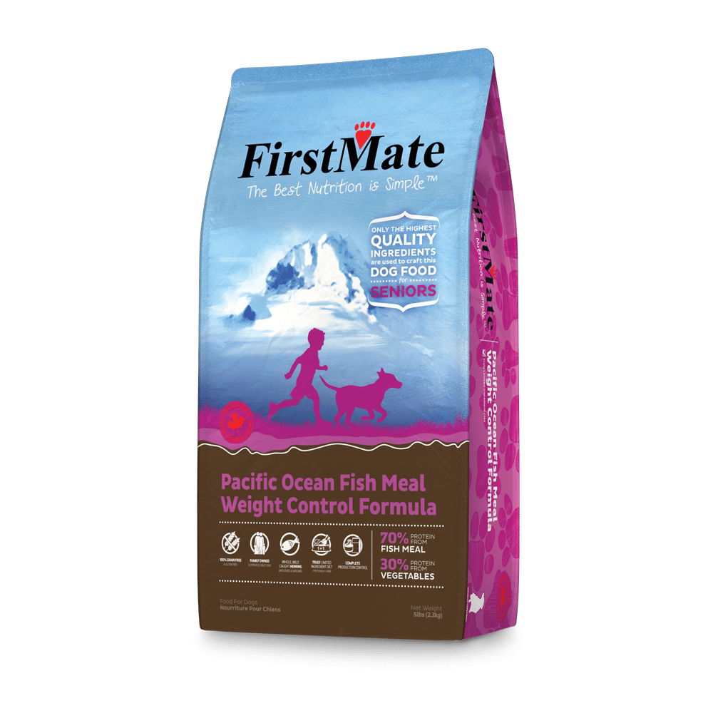 FirstMate - Dog Grain Free LID Pacific Ocean Fish Weight Control Senior Formula