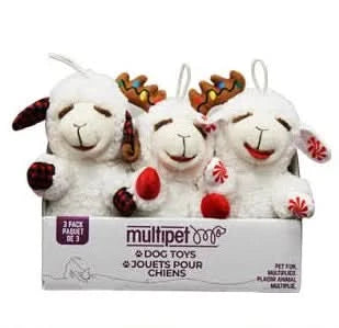 Multipet HOLIDAY Lamb Chop Multi Pack (3ct)