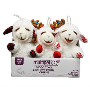 Multipet HOLIDAY Lamb Chop Multi Pack (3ct)