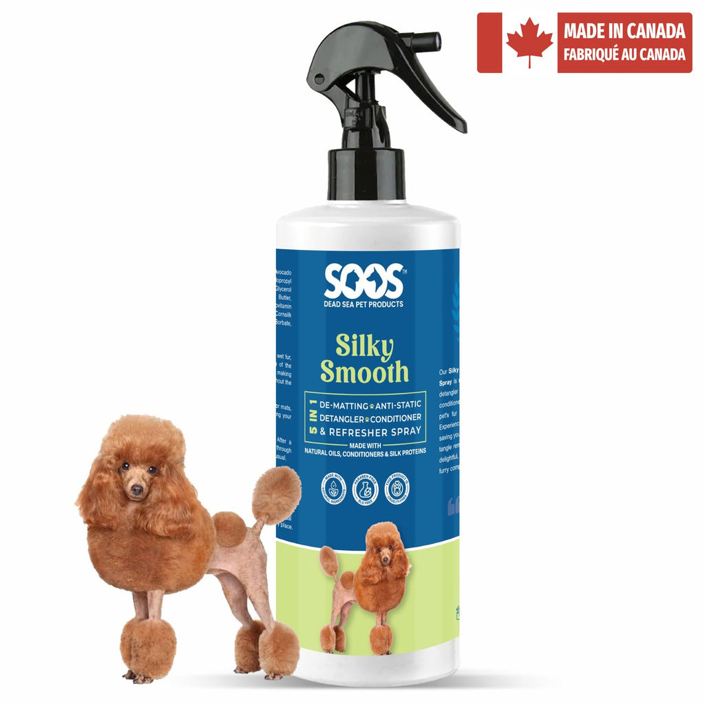 Soos Silky Smooth 5-in-1 Leave-on Conditioning Spray for Dogs and Cats