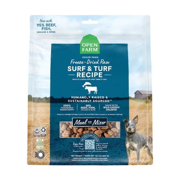 Open Farm - Surf & Turf Freeze-Dried Raw Dog Food