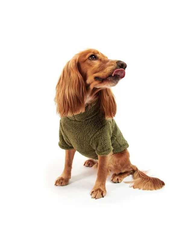 Barbour - Sweater Teddy Fleece Jumper Olive