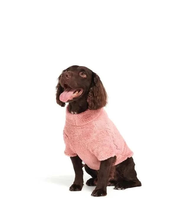 Barbour - Sweater Teddy Fleece Jumper Pink