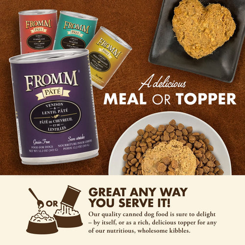 Fromm - Venison & Lentil Pâté Wet Dog Food