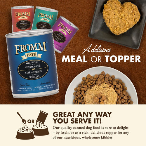 Fromm - Whitefish & Lentil Pâté Wet Dog Food