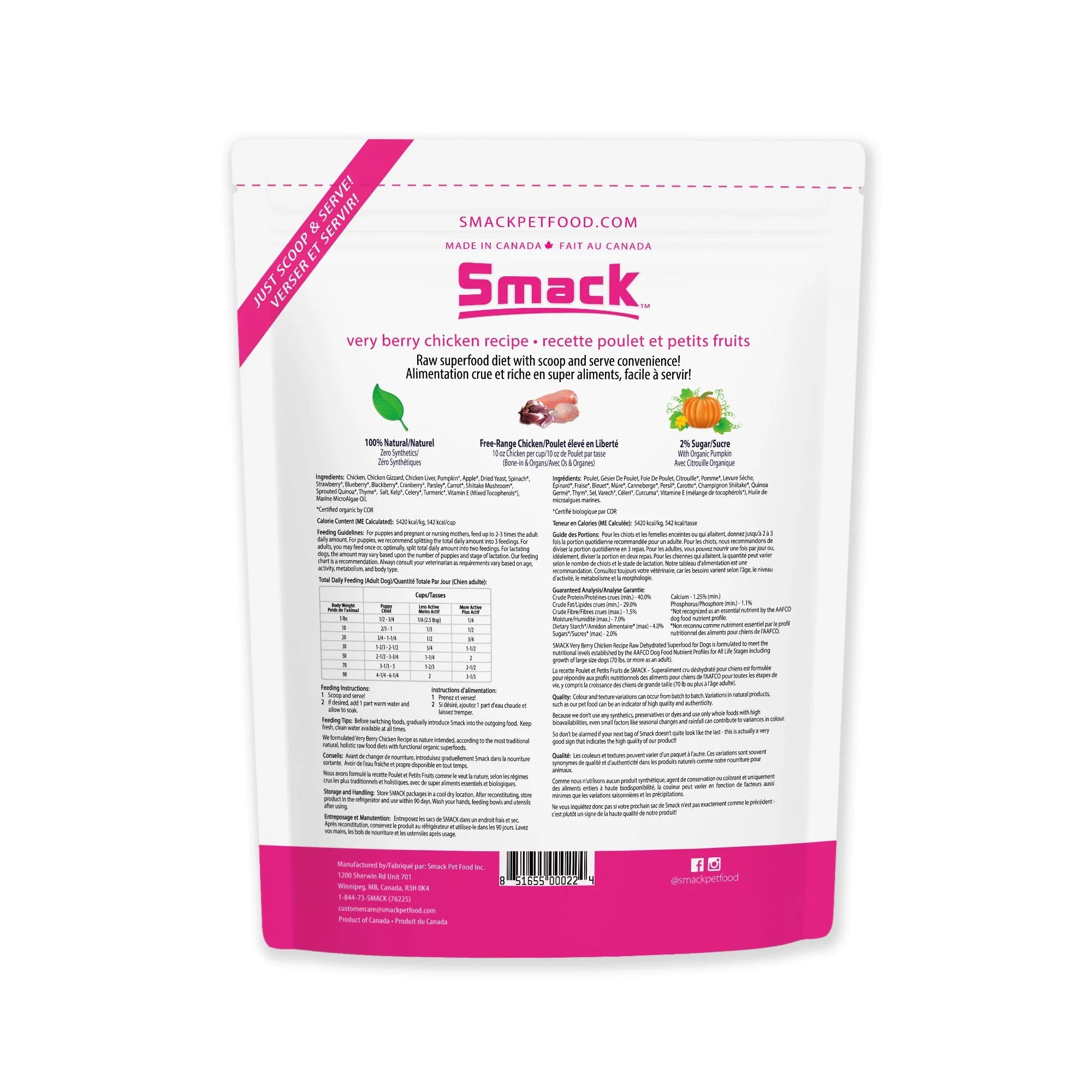 Smack - Dog - Very Berry Chicken