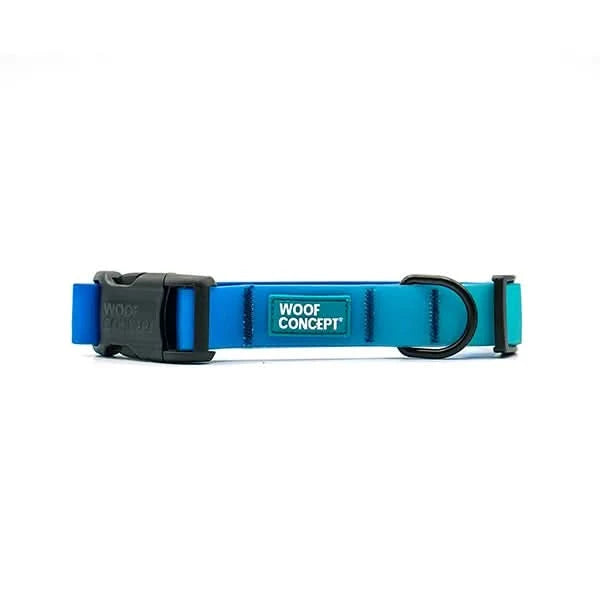 Woof Concept - Blue Hawaiian Waterproof Dog Collar